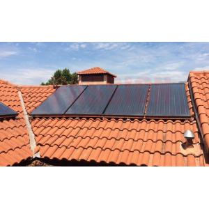 Aluminum Alloy Copper Pipe Material Flat Panel Solar Collectors Solar Geysers