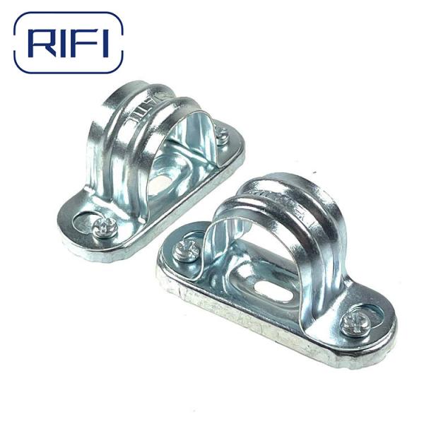 Galvanised GI Conduit Fittings Conduit Fixing Saddle Space Bar Saddle Size 20mm