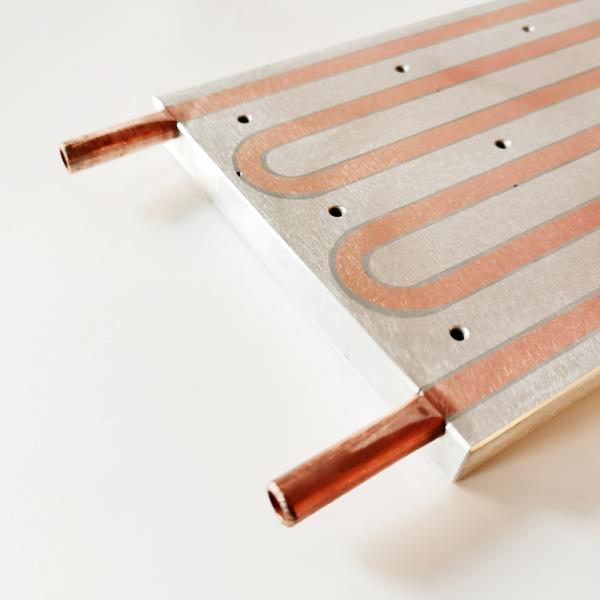 Rustproof Painting Liquid Cooled Heat Sink , Stable Cold Plate Electronics Cooling