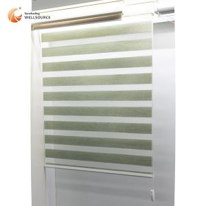 Custom Size Electric Smart Zebra Shading Dustproof Function Window Polyester