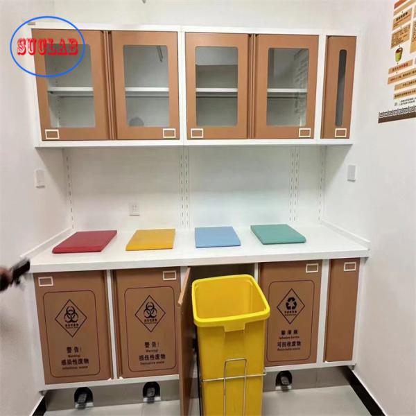 Quality Adjustable Hospital Storage Cabinet With Three Section Slider wholesale