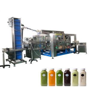3 In 1 Concentrated Juice Bottling Machine / Juice Filling Equipment For Pet