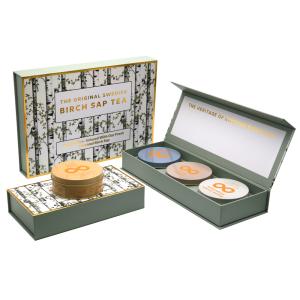 Custom Magnetic Luxury Tin Tea Set Packaging Gift Box