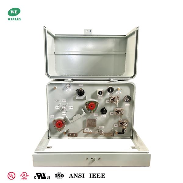 304 Stainless Steel Tank 10Kva Single Phase Pad mounted Transformer 13.8KV To