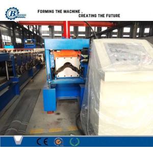 Chain Drive Ridge Cap Roll Forming Machine 5T Weight 0.3-0.8mm Thickness