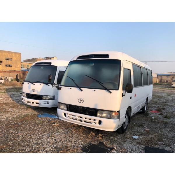 Used Diesel School Bus 30 Seats LHD Steering Position Optional Color White Golden Brown