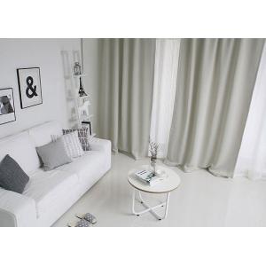 100% Polyester Blending Modern Window Curtains Multiple Colors Lightweight