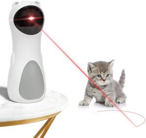Cheap Interactive Automatic Cat Laser Toy For Kitten USB Charging Automated Laser Pointer Cat Toy for sale