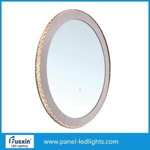 Oval Smart Tocuch Switch LED Strip Mirror For Cosmetic Round Illuminated