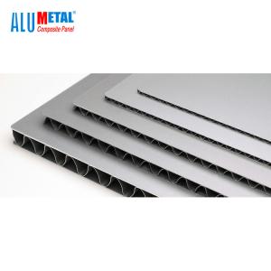 Cheap PE PVDF Aluminum Corrugated Panel Composite Sheets 3mm FR AA1100 for sale