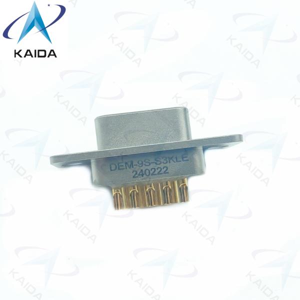 500V MIL-DTL-83513 Aluminium Micro D Receptacle Connector 500 Mating Cycles