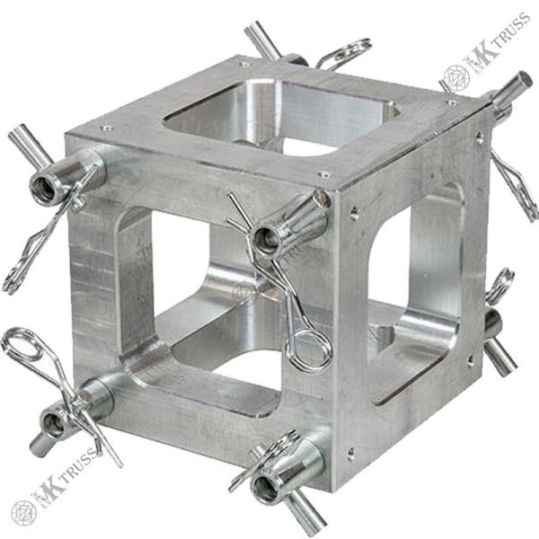 290mm 400mm Aluminum Alloy Square Truss 3 Ways Corner Junction Box with