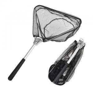 Cheap 50CM Portable Fishing Tackle Set Foldable Durable Nylon Landing Fishing Net for sale