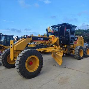 China CAT 140H Used Road Grader For Road And Airport Ground Leveling Operations on sale