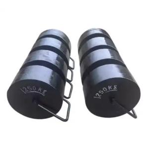 OIML Standard Stackable 250kg M1 Test Weights Cast Iron Calibration Weights For