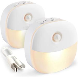 Rechargeable Motion Sensor Night Light / 500mAH Stick On Led Closet Lights