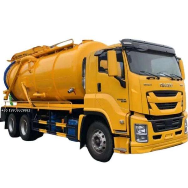 HOWO 4x2 Driver 10000L Sewage Suction Truck with Vacuum Pump for Sucking Waste Water Vacuum Sewer Tanker Suction Truck