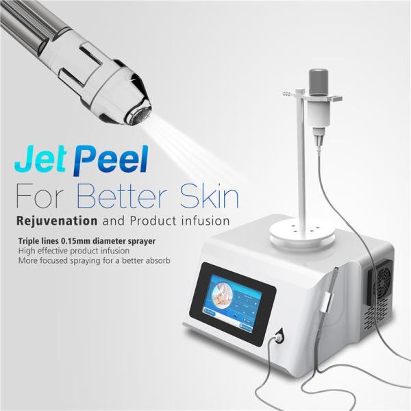 Quality Skin spa Jet Peel machine beauty device triple line 0.15mm for better absorbing wholesale