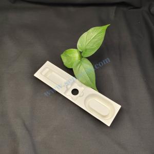 High-end smart watch white plant fiber pulp mold packaging liner base, embedded with anti-drop, shock-proof and anti-static functions.