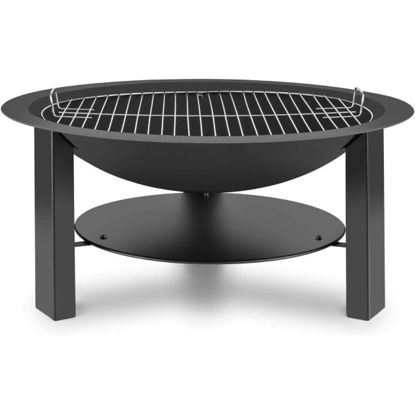 Brazier 30'' Fireplace 24'' Grill Tray Charcoal Barbecue Pit Stainless Steel