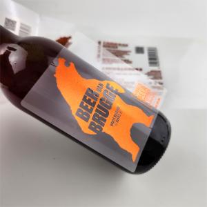Custom Transparent Self Adhesive Labels Waterproof Custom Wine Labels