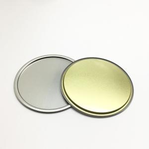 China 83mm ETP TFS Aluminum Paste Coating Metal Can Lids, Silver color for canned lunch meat, fish packing, on sale