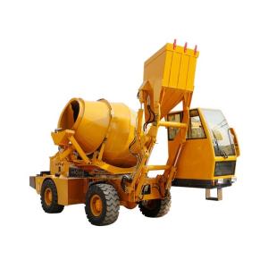 Portable Cement Concrete Transit Mixer Self Loading Mobile Concrete Mixer Truck