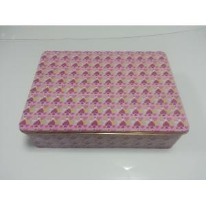 Cheap Big Tin Plate Square Box With Cover ,Tin Case ,Metal Tin Can for sale