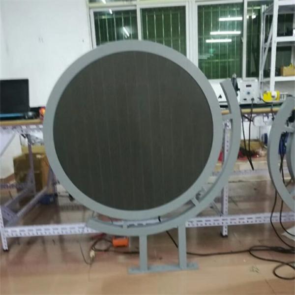 P3 Mirror round shape wall mounted led display screen for advertising billboard