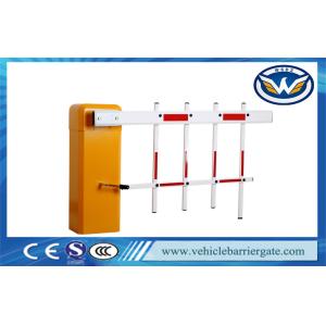Remote Control Car Park Barriers With Fence Arm , 220V AC Motor Gate Barrier