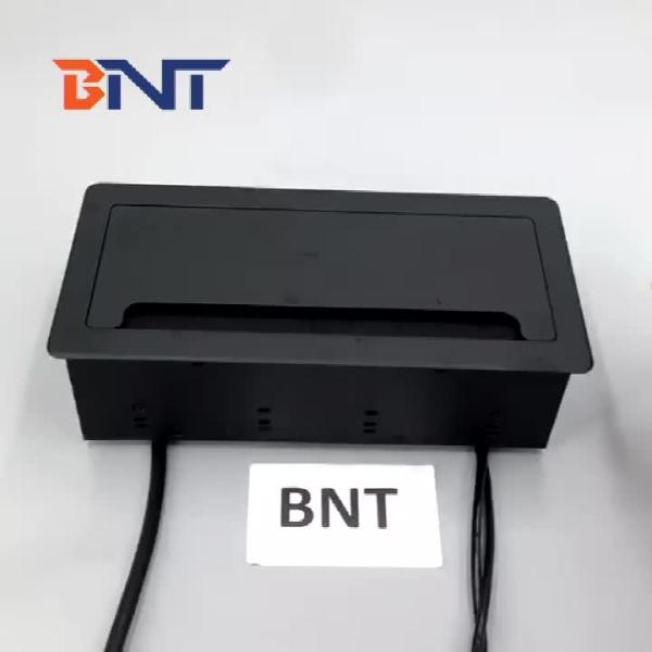 new style with soft close design desk power cable management grommet box