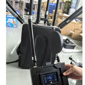 Intelligent 10 Antenna 1.5km 433mhz 2.4G Manpack Jammer With Drone Detector