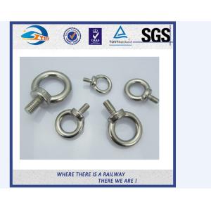 Customized M12 M14 M16 Durable Half Railway Bolt With Plain Surface