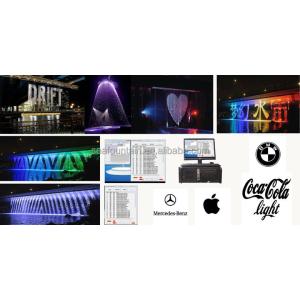 Indoor Interactive Words Pic Show Programmable Water Curtain
