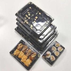 Disposable Japanese Plastic Fish Shaped Sushi Packaging Serving Tray Biodegradab