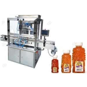 Automatic Honey Bottle Filling Machine / Honey Bottling Equipment SUS304