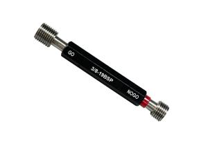 Cheap 3/8-19 BSP G Go and NoGo Plug Thread Gauge with Calibration Certificate Manual Measure Method for sale