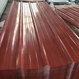 China Pre Painted Ribbed Galvanized Steel Sheets And Coils Ppgi Metal Sheet Roof Plate on sale