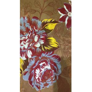 Anti Water 70gsm Tricot Polyester Quilting Fabric With Pigment Printed