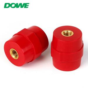Red Low Voltage SM Busbar Insulator Plastic Standoff Support Isolator for