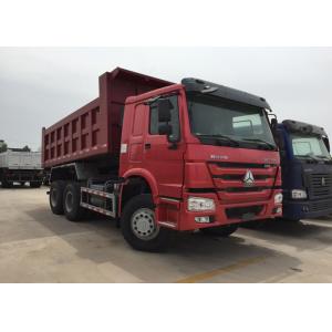 China Sinotruk Howo Dump Truck LHD 371 HP 25 - 40 Tons Euro 2 Heavy Dump Truck on sale
