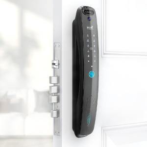 Aluminum Alloy Multibiometric Smart Fingerprint Door Lock With Video Door Phone
