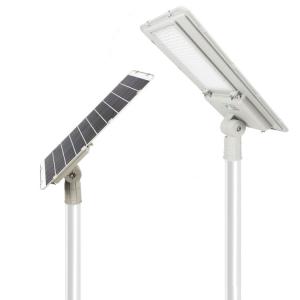 China UV Protected Lenses Solar Street Light with IP66 Waterproof 100W 200W 160lm/w CE RoHS Certification on sale
