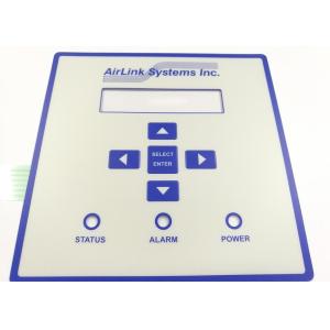 Embossed Tactile Button Warterrpoof Membrane Switch With 3M Adhesive