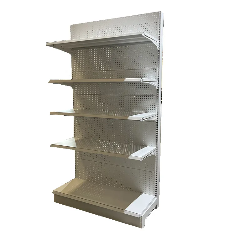 Factory customized color size supermarket gondola shelving book shelf metal supermarket shelf