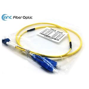 Flat Duplex Optical Fiber Patch Cord LSZH SM OS2 2.0mm LC-SC 1M Easy To Strip