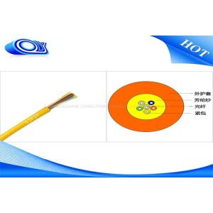 Cheap 50/125 2/4/8/12/24 Cores Indoor Fiber Optic Cable LSZH Jacket for sale