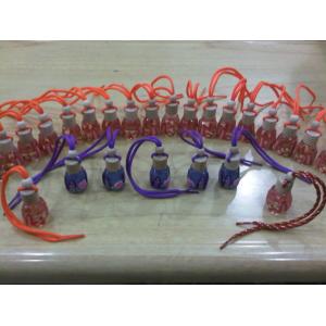 5ml car hanging perfume bottle with polymer clay designs.