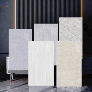 Cheap Bamboo Fiber Wallboard Wood Veneer PVC Wall Panels Anti Scratch for sale