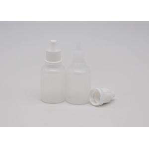 Transparent PE 15ml Plastic Refillable Eye Drop Empty Bottle